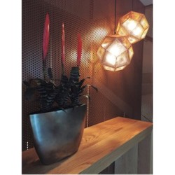 Oval Metallic Bronze