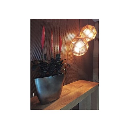 Oval Metallic Bronze